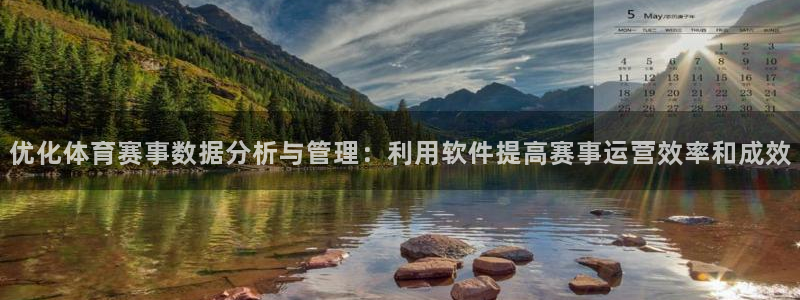 优化体育赛事数据分析与管理：利用软件提高赛事运营效率和成效